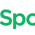 A black background with green letters that spell out " sports ".