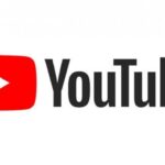 A red and black logo for youtube.