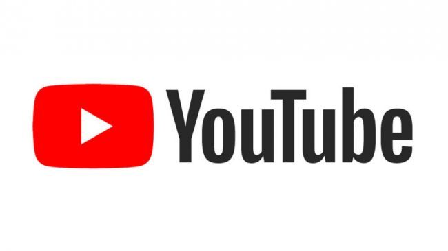 A red and black logo for youtube.
