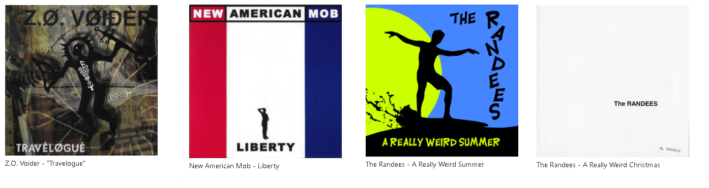 Two different posters of a man in the middle of a run.