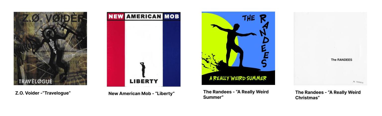 A series of two posters with the american mob and the band liberty.