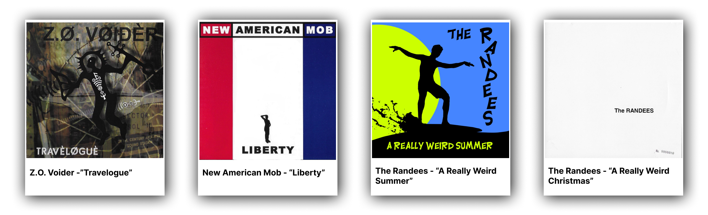 Two posters of american mob and the randees