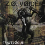 Abstract album cover with silhouetted tribal figure